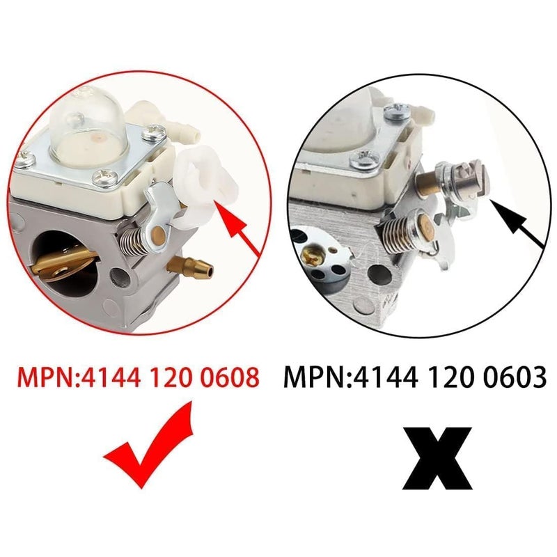 Powtol FS56RC Carburetor for Stihl FS 56 RC FS56 KM56RC FS70R FS70 FS70 FS40 FC70 HT56C FC56 KM56 FS50 HT56 Trimmer Weedeater Parts C1M-S267A - Image 2
